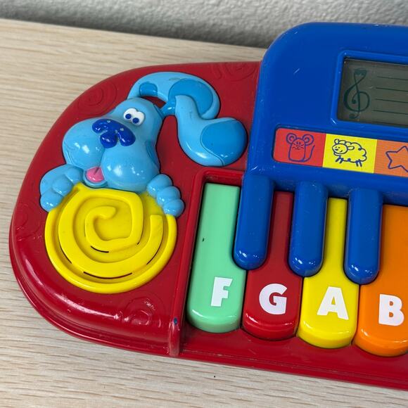 Vintage Y2k Blues Clues Play N Learn Keyboard Electronic Educational Toy Works! - Picture 2 of 5
